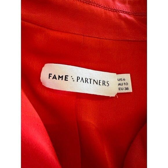 Fame and Partners x Free People Axel silky blazer - Picture 5 of 7